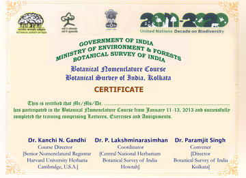 Gandhi Kolkata Certificate